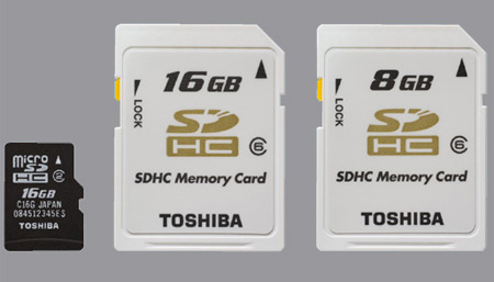 Toshiba SD-F08G, SD-F16G and SD-C16G