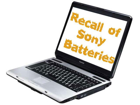 Toshiba Recalls 1,400 Laptop Batteries