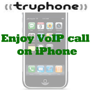 Truphone logo and Apple iPhone
