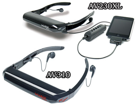 Vuzix AV230XL and AV310 Headset