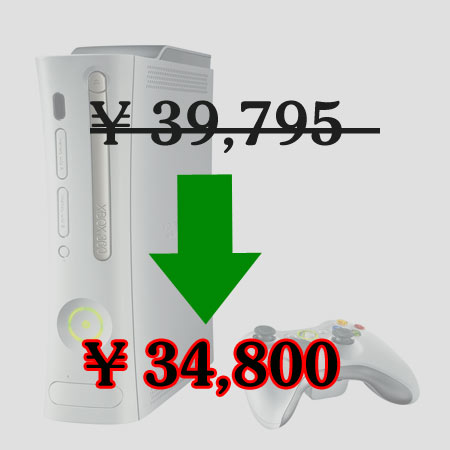 Xbox 360's Price Cut in Japan