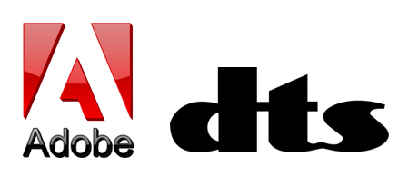 Adobe, DTS Logos