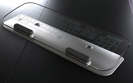 Transparent Glass Keyboard