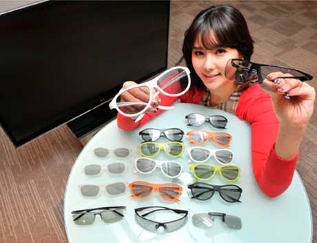  LG Cinema 3D TV Glasses