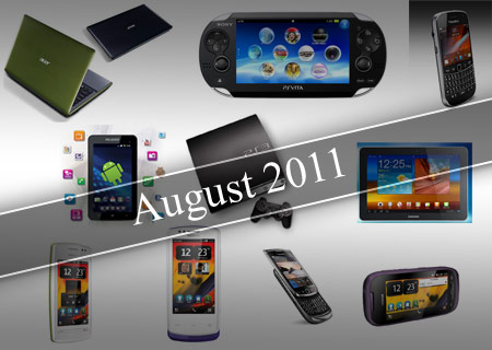 Gadgets Of Month August 2011