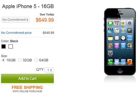 Off-contract iPhone 5 AT&T