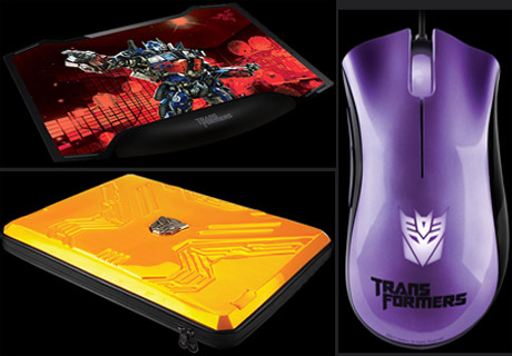 Razer and Hasbro Transformers 3 PC And Laptop Accessories