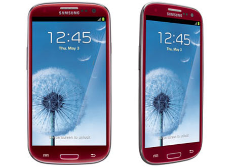 Red AT&T Samsung Galaxy S3