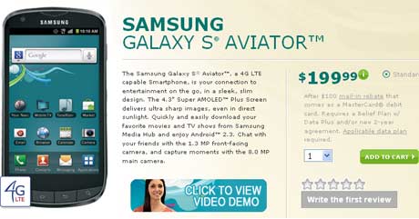 Samsung Galaxy S Aviator 01