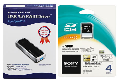 Sony SD SDHC Cards