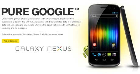 Sprint Samsung Galaxy Nexus 01