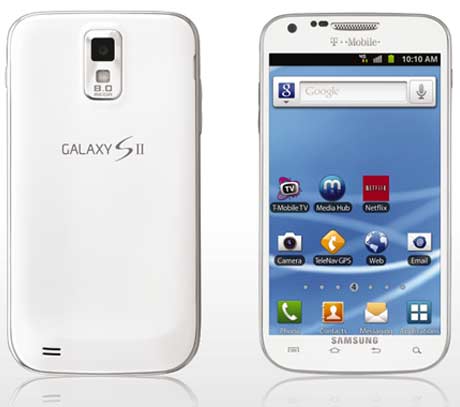 White Samsung Galaxy S II 02