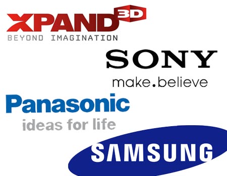 Xpand Sony Panasonic Samsung Logos
